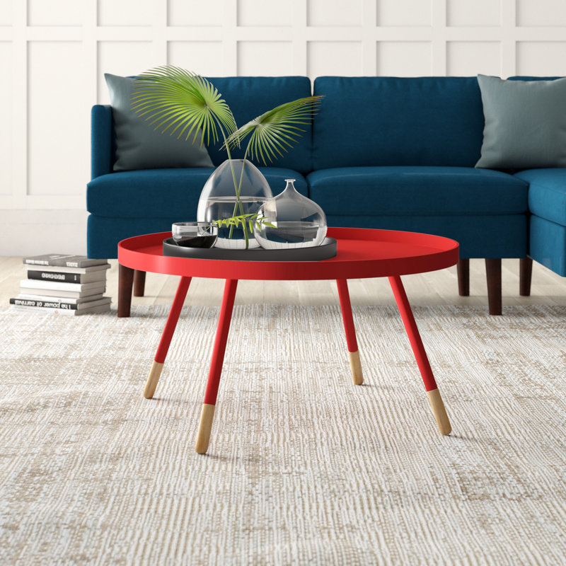 Acevedo Coffee Table with Tray Top & Reviews AllModern